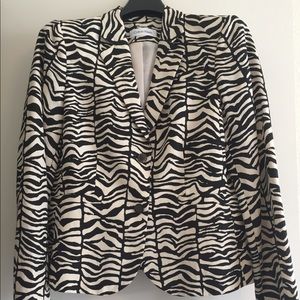 Calvin Klein zebra blazer